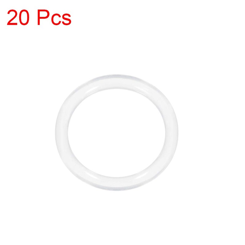 uxcell Silicone O-Rings, 20mm Inner Diameter, 26mm OD, 3mm Width,