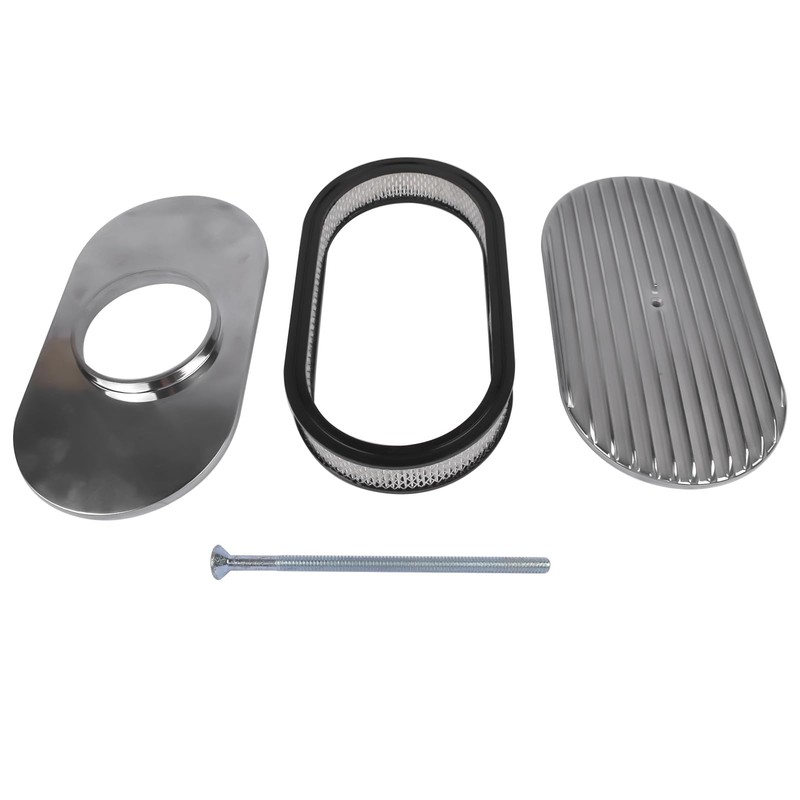 Air Cleaner 15" Oval Full Finned Replacement for Classic Ford