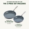GreenPan Swift Healthy Ceramic Nonstick, 8" and 10" Frying Pan