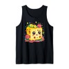 Cheese Block With Flowers Tank Top