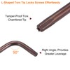HARFINGTON 2pcs T10 Tamper Proof Torx Wrench Star Keys 76.5mm