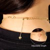 Necklace Extender Durable 14K Gold Plated Solid Brass Slider Necklace