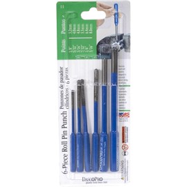 DASCO PRO 6 Piece Roll Pin Punch Kit, Made in the USA, VN70011 11