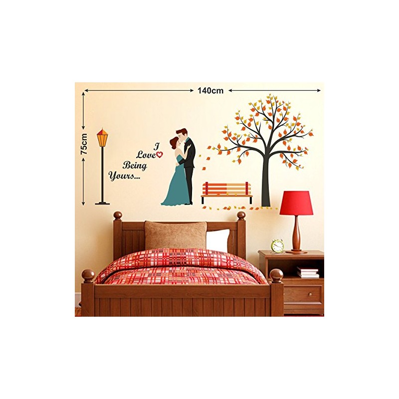 Wallstick 69-3102 'I Love Being Yours' Vinyl Wall Sticker (Multicolour,