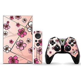MightySkins Skin Compatible with NVIDIA Shield TV (2017) Pro - Cherry Blossom | Protective, Durable, and Unique Vinyl Decal wrap Cover | Easy to Apply, Remove, and Change Styles | Made in The USA