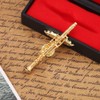 Atyhao Gold Plated Clarinet Brooch Miniature Instrument Musical Instrument Brooch