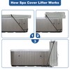 TOCRETOARE Hot Tub Cover Lifter, Spa Cover Lift, Hot Tub