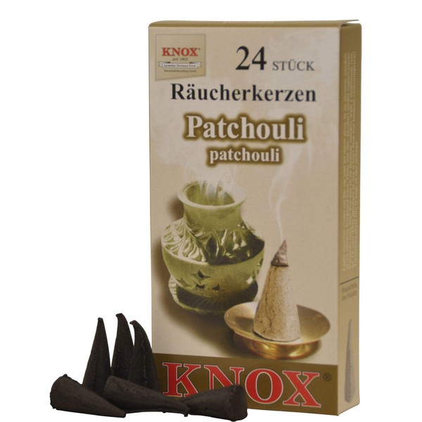 KNOX Räucherkerzen 24 Stück Patchouli