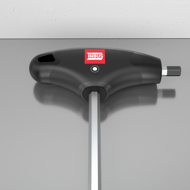 INBUS® 70075 T-Handle Screwdriver 4 mm, with HybridTouch - Made