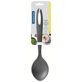 Tramontina Serving Spoon Ability Gray Spatula Ladle Nylon Resin Heat Resistant Dishwasher Safe Made in Brazil 25156/160 TRAMONTINA