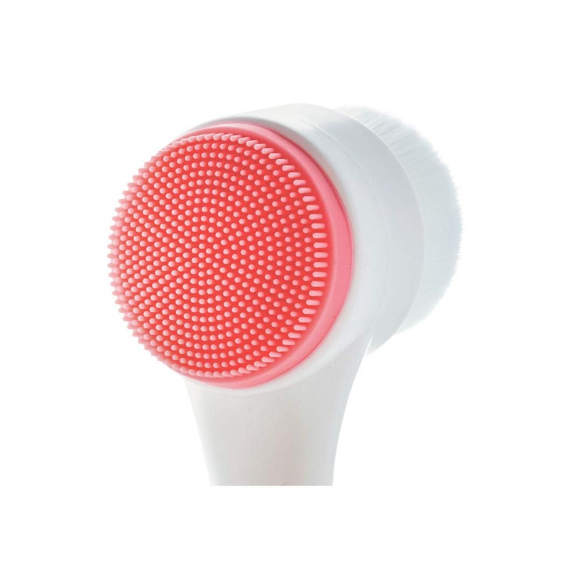 Cala Dual-Action Facial Cleansing Brush (Pink)