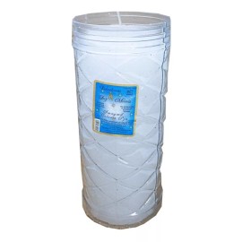 Veladora Ecológica C/8 Piezas Pata De Elefante(jumbo) Blanco