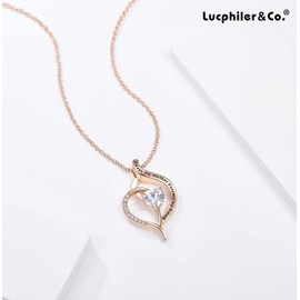 Lucphiler & Co. Christmas Gift, ‘Always My Mother/Daughter/Sister/Aunt/Niece Forever My Friend’ ‘Soul Sister’ ‘Bonus Mom’ Heart Pendant Necklace, Birthday Valentines Jewelry Present for Women Girls,