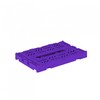 Ay-Kasa Folding Crate, Sturdy Folding Box, Plastic, Stackable, Purple, Mini