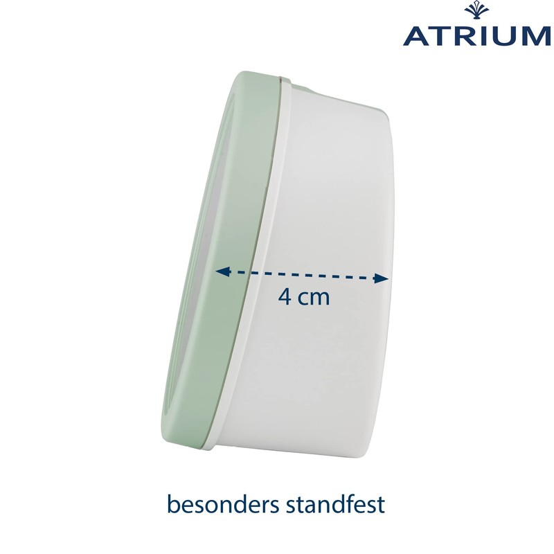 Atrium Modern Design Alarm Clock Analogue Quartz without Ticking with