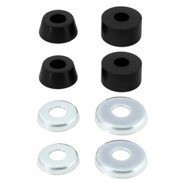Create idea 1 Set 95A Hard Skateboard Bushings Cylinder Cushion Compatible with Independent Axles Compatible with Venture Skateboard Black