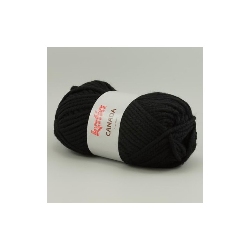 Katia Canada 002 Black 100 g Wool