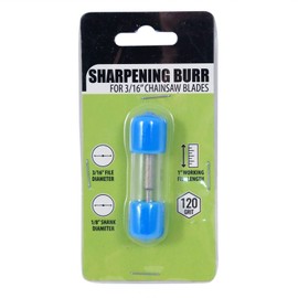 3/16" File Chain Saw Blade Diamond Sharpening Burr Shank 120 Grit