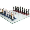Pacific Giftware US Army vs Navy Military Chess Set, Hand