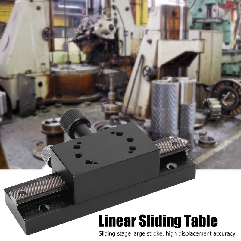 30 x 50mm Sliding Stage Linear Translation Manual Fine Tuning