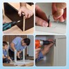 sourcing map 12Pcs 1/4-20x1-1/2" Furniture Bolt, Round Head Hex Socket