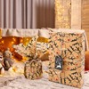 QRTDXP 30pcs Brown Tissue Paper Sheet with Reindeer,35 * 50cm