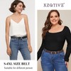 XZQTIVE 2 Pack Women Plus Size Leather Belts Fashion Cowhide