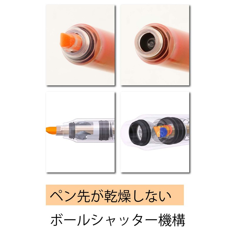 Pentel Knock Highlighter, Handy Line, 3 Color Set (SXNS15-3)