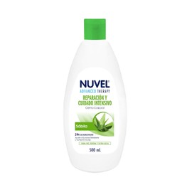 Nuvel Crema Corporal Humectante Advanced Therapy Reparación y Cuidado Intensivo con Sábila, 500 ml, Humectación Intensiva 24 Horas.