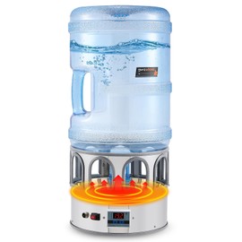 Proshine 5 Gallon Chicken Waterer for Winter, Heated Chicken Waterer, Temp Controlling for Chickens, Ducks, Geese and Chicken Coop