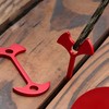 Fishbone Deck Peg 20 Pcs, Ultralight Aluminum Alloy Fishbone Tent