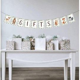Woodland Baby Shower - Banner para decoración