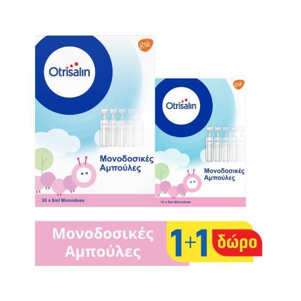 Otrisalin Physiological Solution for Rinsing the Nose 30x5ml Single Use