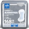Medline ContourPlus Bladder Control Incontinence Pads, Maximum Absorbency, 6.5" x