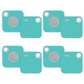 MightySkins Skin Compatible with Tile Mate w/Replaceable Battery (2018) - Solid Turquoise | Protective, Durable, and Unique Vinyl wrap Cover | Easy to Apply, Remove | Made in The USA