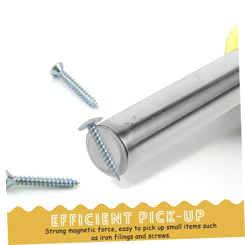 Operitacx Nail Sweeper Telescoping Pickup Tool Extendable Black Powerful Magnetism