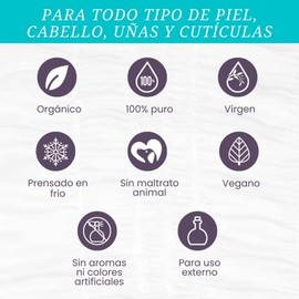 LilaLavanda - Aceite de Argán Puro de Marruecos - Nutre y Suaviza Piel y Cabello - Uso Facial y Capilar - 100% Virgen y Prensado en Frío - 59 ml