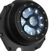 SMT-White LED Black See Through Engine Clutch Cover Compatible With