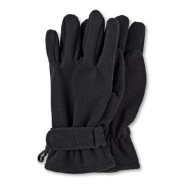 Sterntaler Micro fleece finger gloves with Velcro fastener (Fingerhandschuh) - black, size: 3