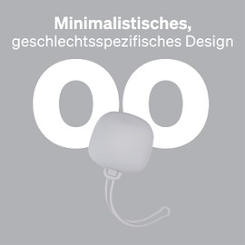 LoveNoobs Silikon Baby Schnullerbox, Aufbewahrung Schnullerhalter Case, BPA-Frei Schnullertasche Mädchen & Junge, Silikon Zubehör, Grey