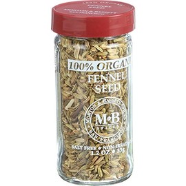 Morton & Bassett Fennel Seeds, 1.9 oz – Non-GMO, Salt-Free, Sweet and Anise-Like Flavor for Roasts, Sauces & Indian Dishes