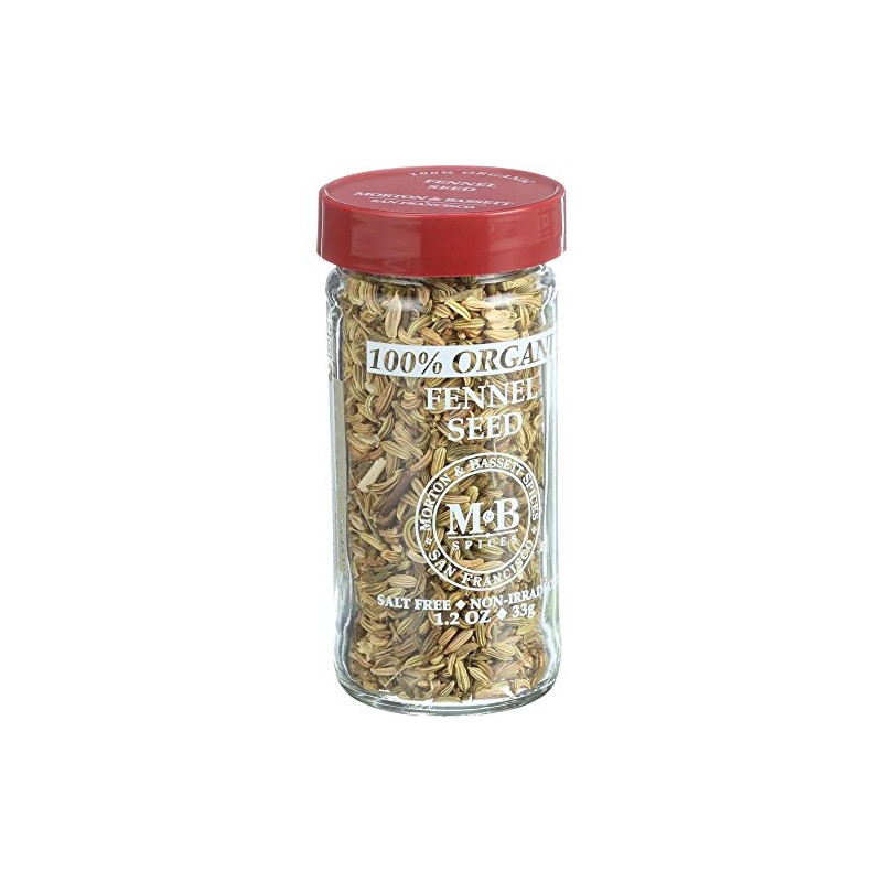 Morton & Bassett Fennel Seeds, 1.9 oz – Non-GMO, Salt-Free,