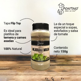 Pontino Mejorana molida, 150 g