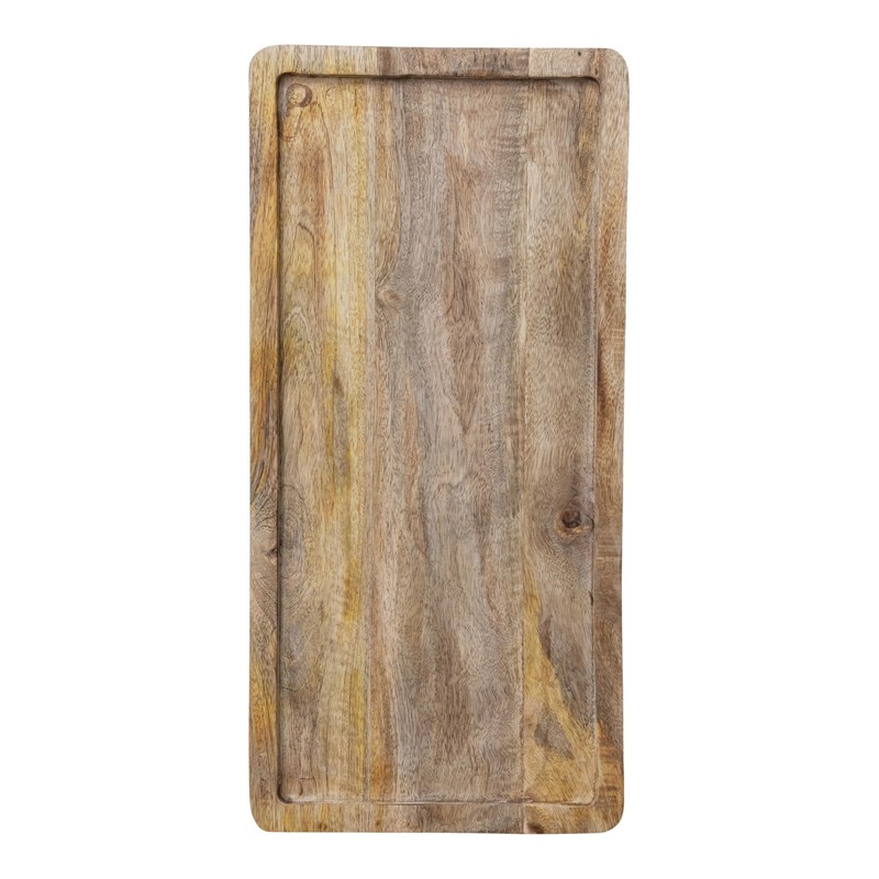 Creative Co-Op Mango Wood Tray, Natural