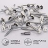 SKIR'CO (40 Pieces) Roofing Screws 4.8 x 60 mm Painted