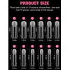 EBANKU 120 Pieces Clear Matte Dual Nail System Mould Acrylic