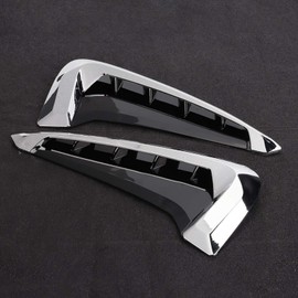 2 pieces car mudguard side air vent cover trim sticker decoration fit replacement for X5 F15 14-18