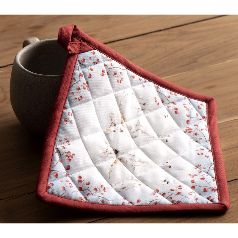 Maison d'Hermine Oven Gloves and Pot Holders Christmas Set