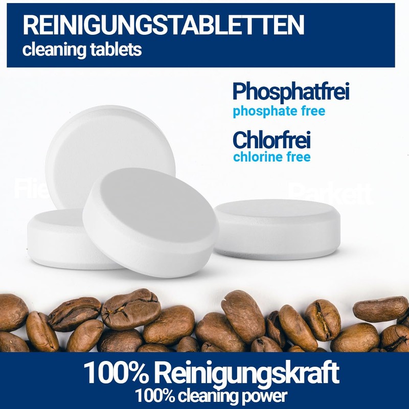 20 x Cleaning Tablets for Fully Automatic Coffee Machines |