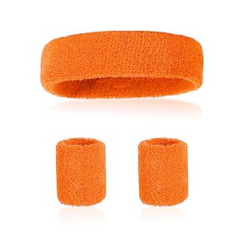 1 Set Sports Sweatband Set, Wrist Sweatband, Sweatband Set, Sweat Absorbing Wrist Band, Fitness Sweatband, Sports Headband, Suitable for Outdoor Sports